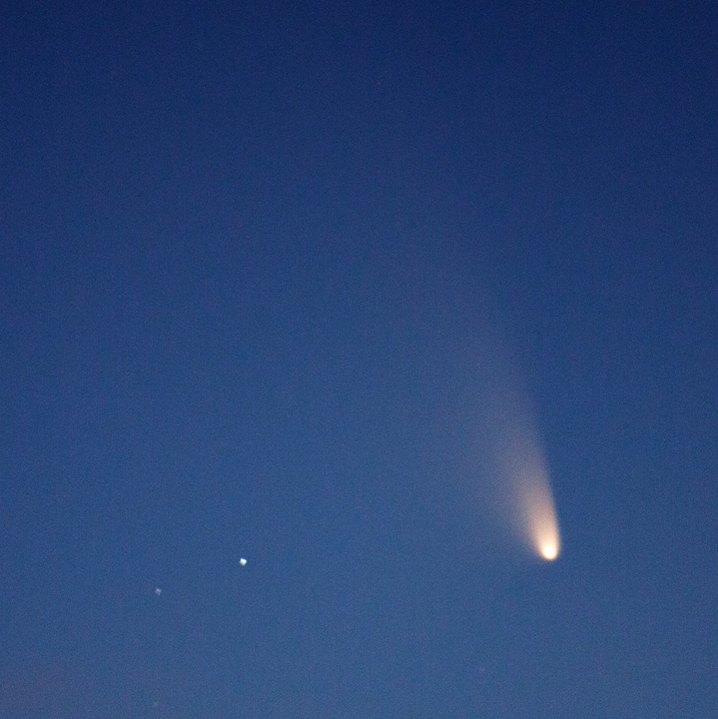 C/2011 L4 (PanStarrs) sett fra Oslo 18. mars. Foto: Hans K. Aspenberg