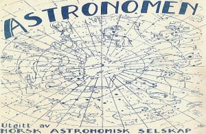 Forside til Astronomen fra oktober 1941